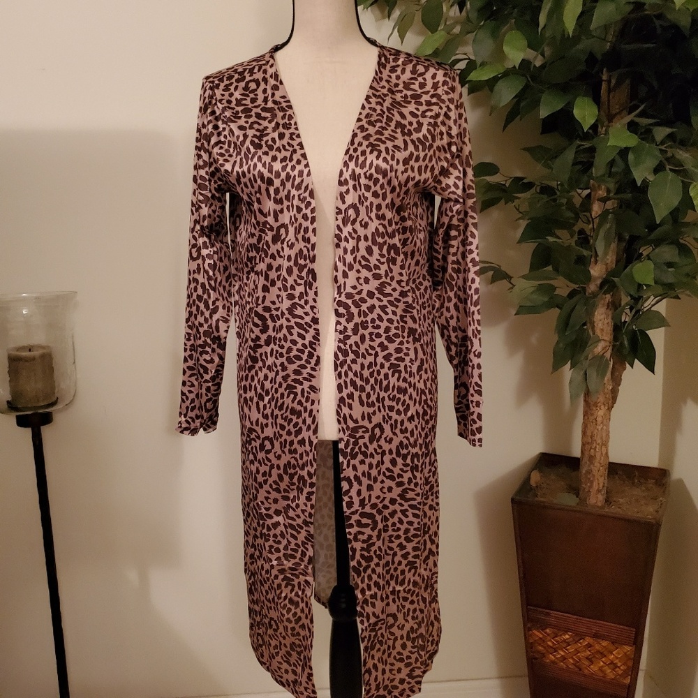 NEW! Sexy Leopard Duster Cardigan - Picture 6 of 8